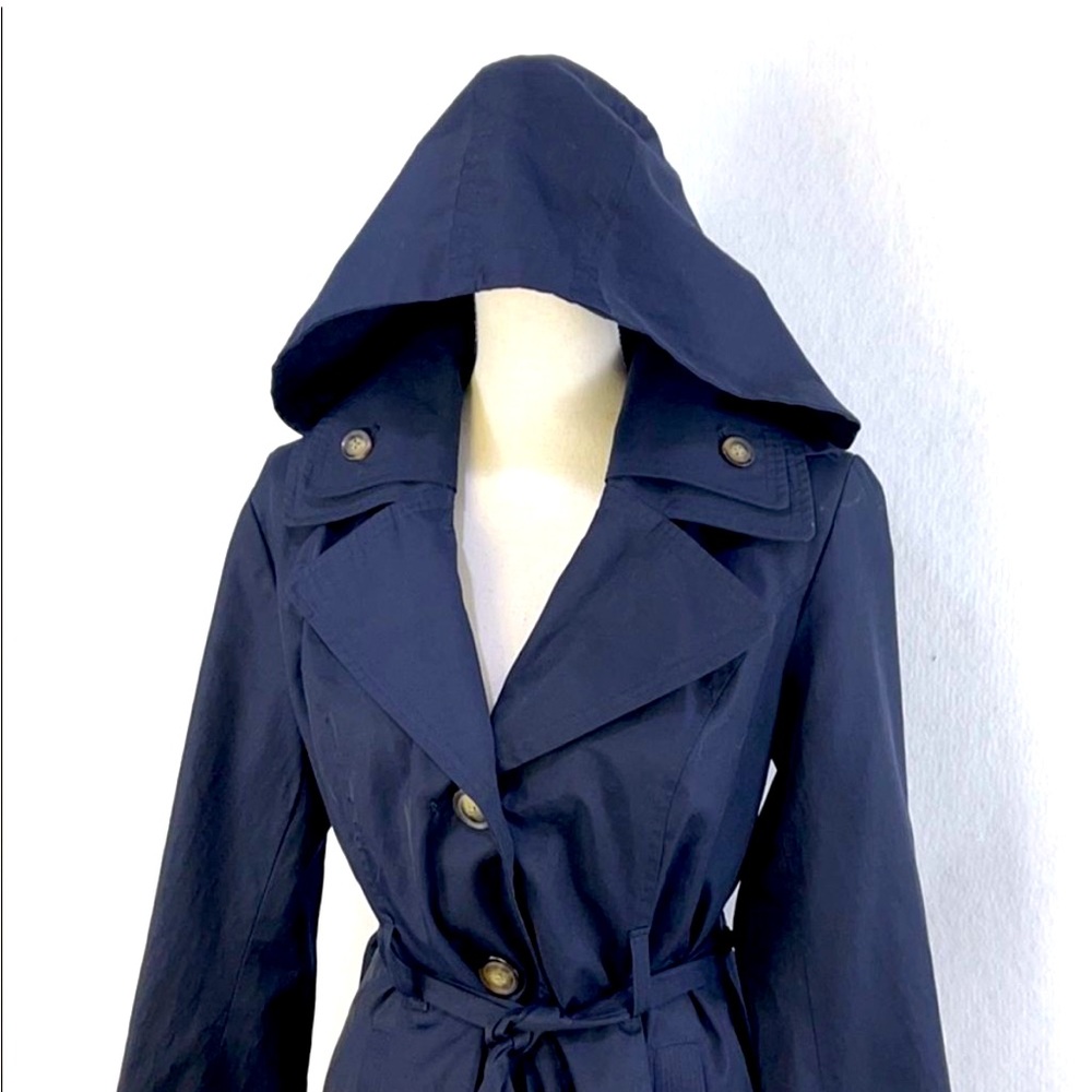 London Fog trench coat with removable hood
